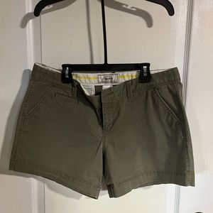 Old Navy 5” Shorts, Army Green, Size 12